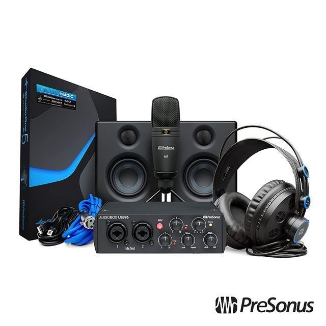 PreSonus AudioBox 96 Studio Ultimate Bundle 錄音終極套組-黑 25週年紀念版