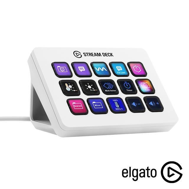 ELGATO Stream Deck MK.2 串流直播控制台二代-白色 公司貨