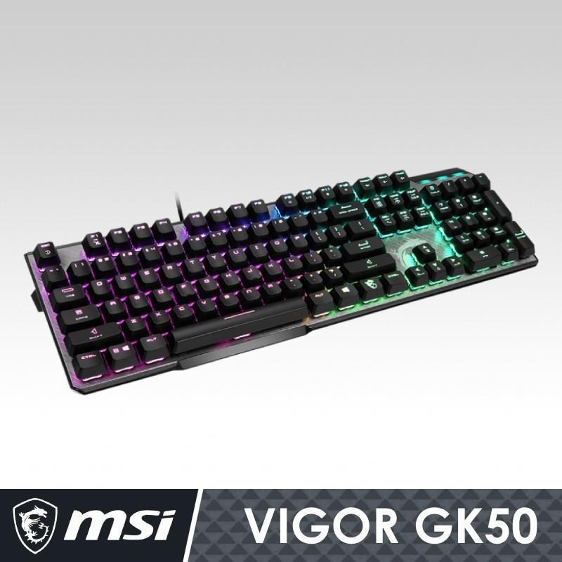 銷售優選促銷 Vigor GK50 Elite LL TC機械式電競鍵盤(凱華青軸)