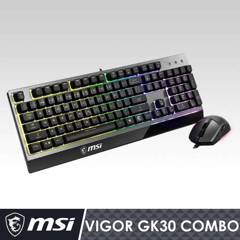 限時促銷 MSI微星Vigor GK30 Combo電競鍵盤滑鼠組