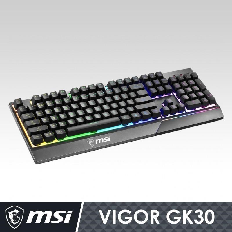 限時促銷 電競首選MSI微星 VIGOR GK30 電競鍵盤