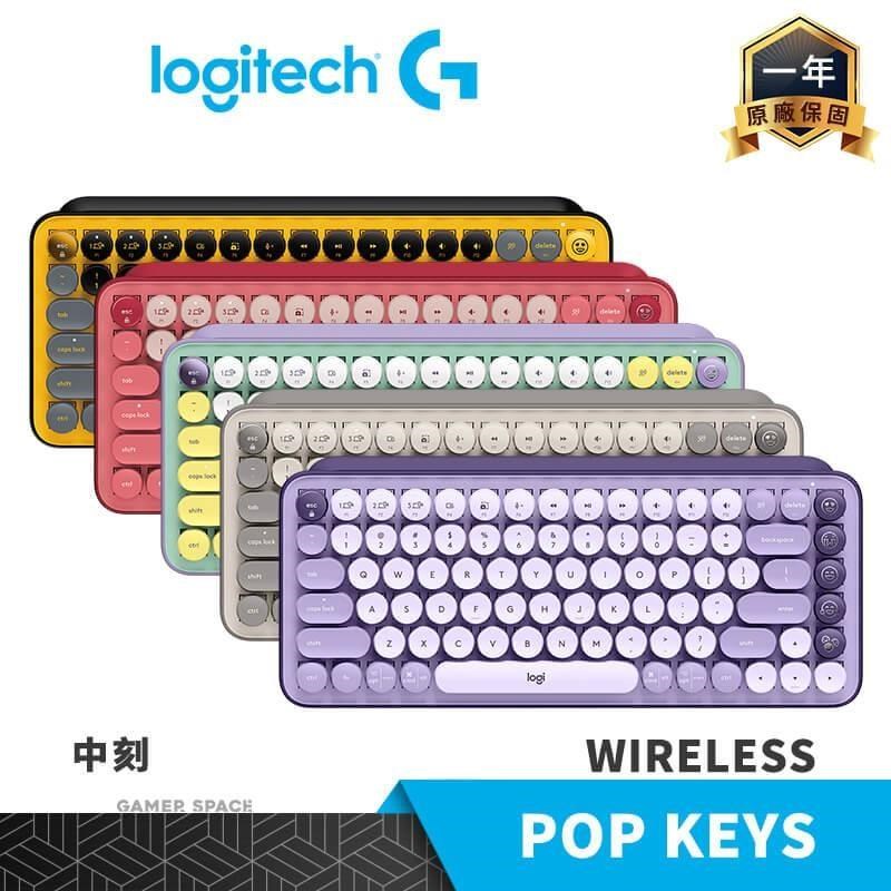 Logitech 羅技 POP KEYS 無線機械式鍵盤 中刻 藍牙