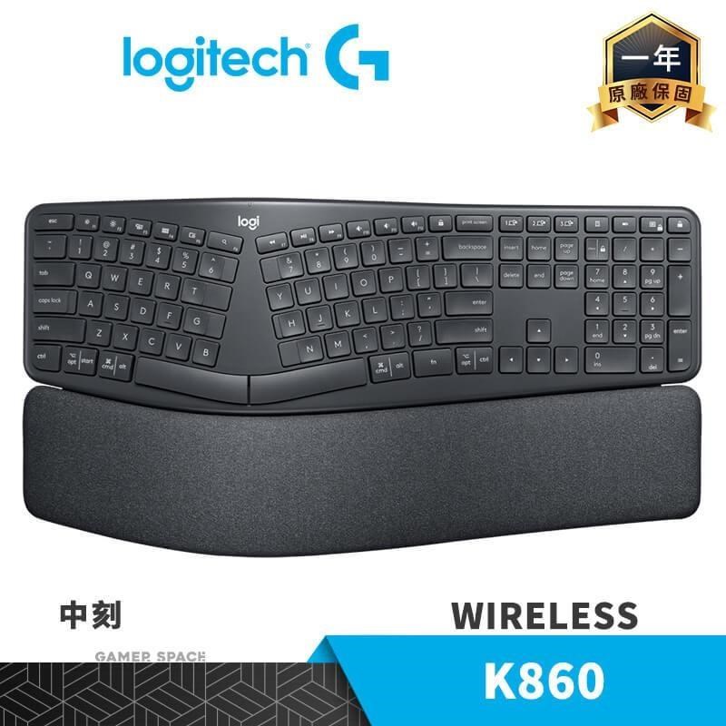 Logitech 羅技 ERGO K860 無線 分離式布局鍵盤 中刻 人體工學鍵盤