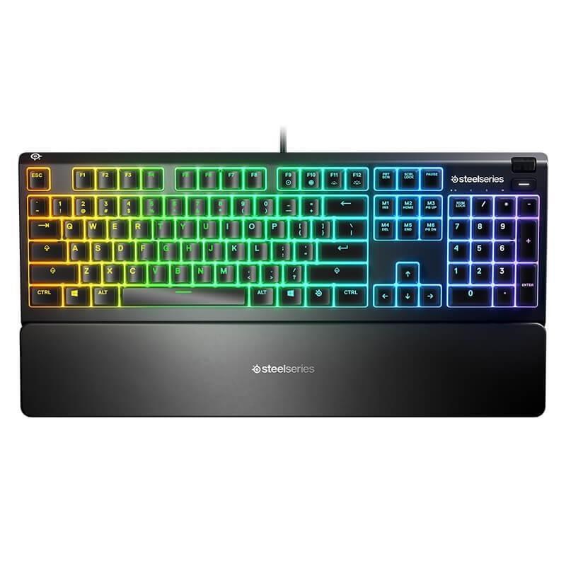 SteelSeries 賽睿 APEX 3 防水靜音 薄膜式電競鍵盤 RGB 中文注音 中刻