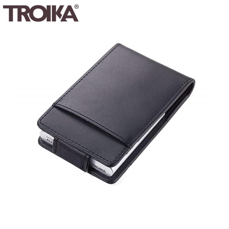 德國TROIKA防盜信用卡夾CCC83/BK防側錄多功能卡夾適合用於日常隨身攜帶的票卡