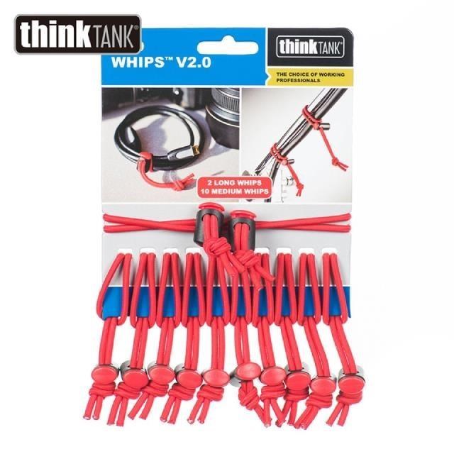 ThinkTank Red Whips™ V2.0 束帶繩 (12入)