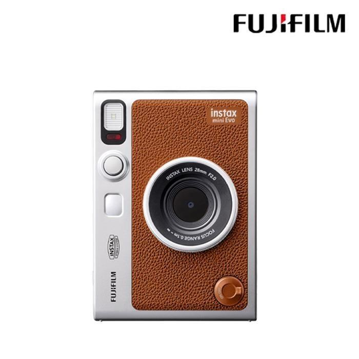 【贈10張底片】 富士 Fujifilm instax miniEVO 混合式數位馬上看相機 棕色