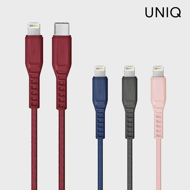 UNIQ USB-C to Lightning Flex PD快充MFI認證傳輸充電線