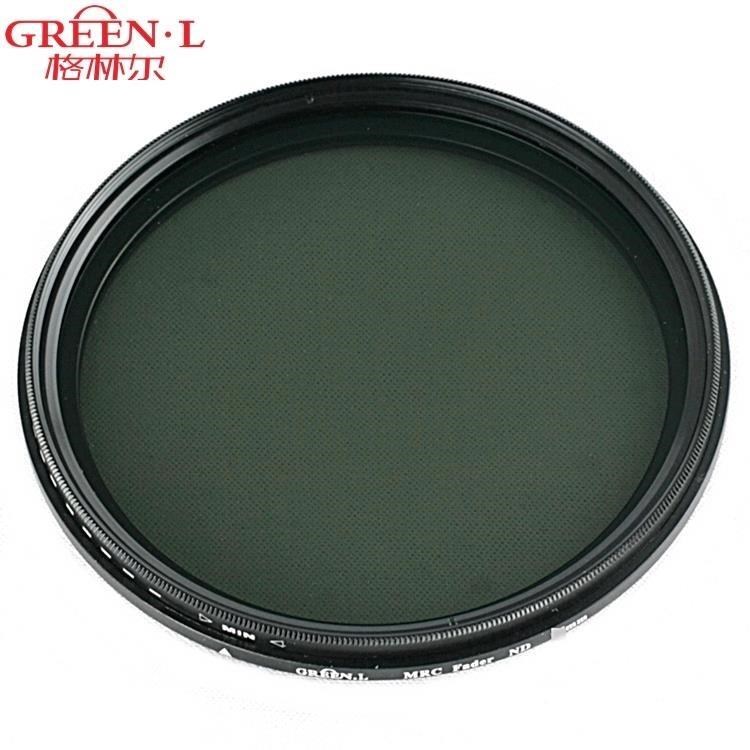 Green.L 18層多層鍍膜VND Fader可調式ND2-400減光鏡77mm濾鏡(料號GVN2477)