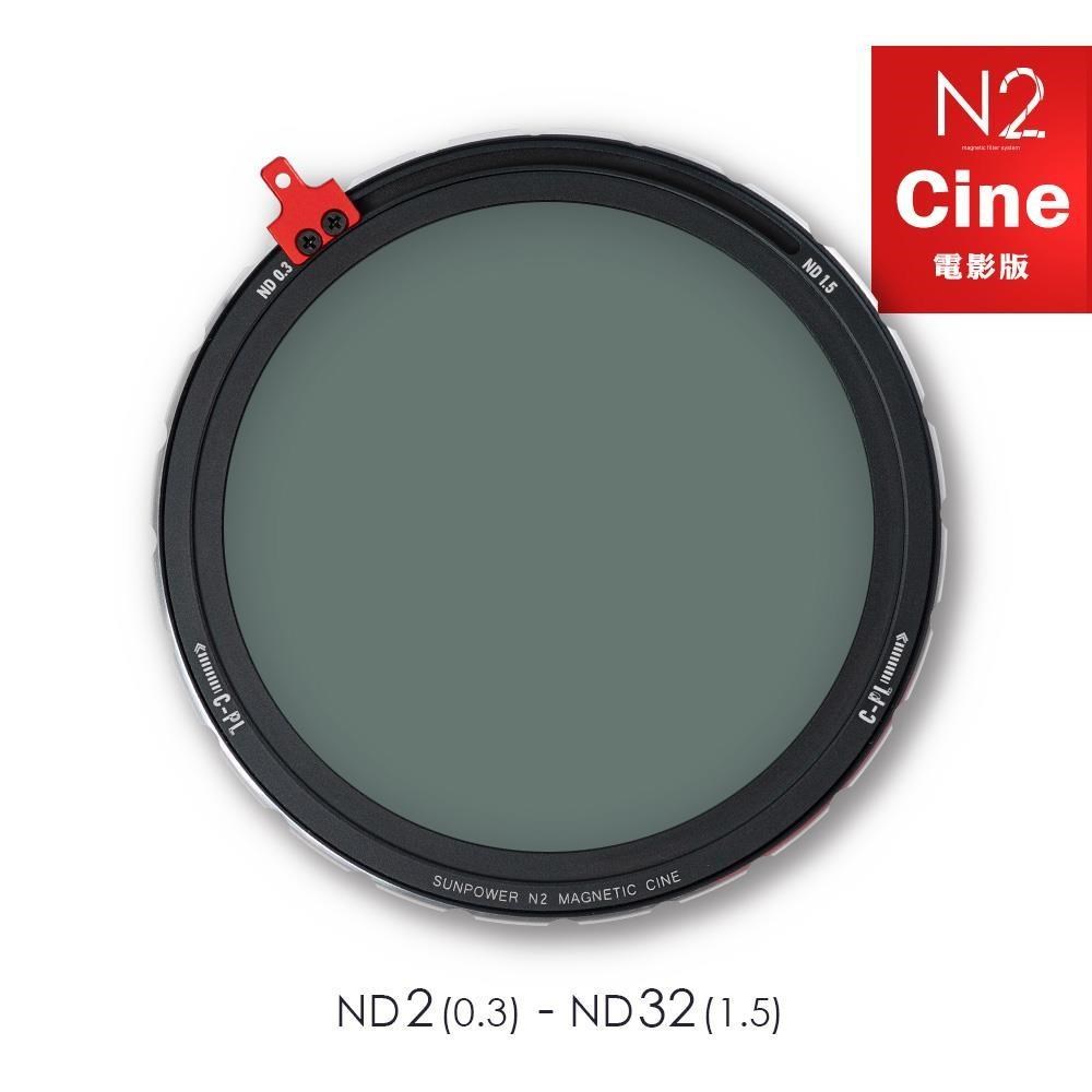 【SUNPOWER】N2 CINE 磁吸式CPL可調ND濾鏡