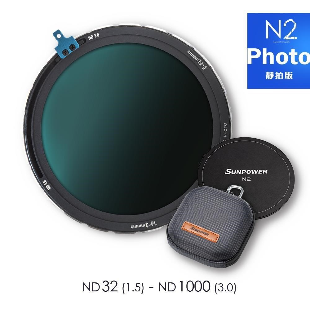 【SUNPOWER】N2 磁吸式CPL可調ND濾鏡 - 馭光套組