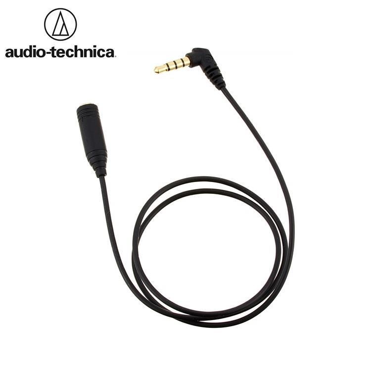 日本Audio-Technica鐵三角立體聲耳機延長線AT345iS/0.5 BK(24K鍍金立體聲插頭)