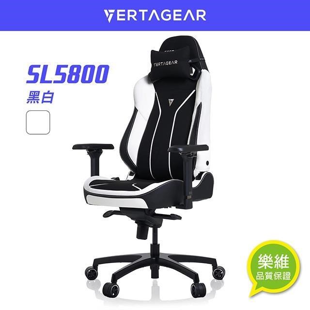 【VERTAGEAR】Vertagear SL5800 HygennX 人體工學電競椅 黑白