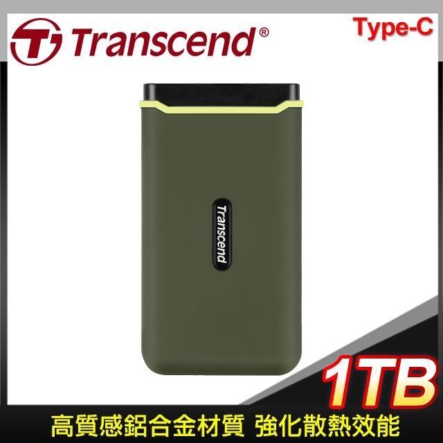 Transcend 創見 ESD380C 1TB USB3.2/Type C 雙介面外接SSD行動固態硬碟