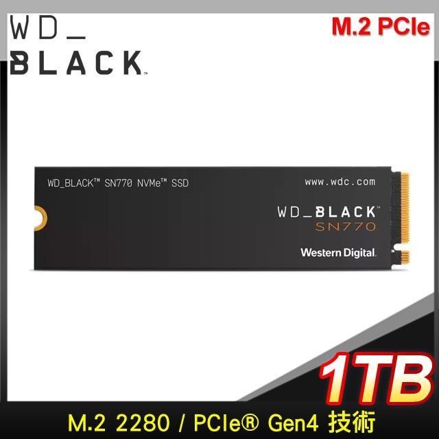 WD 威騰 黑標 SN770 1TB M.2 NVMe PCIe SSD固態硬碟