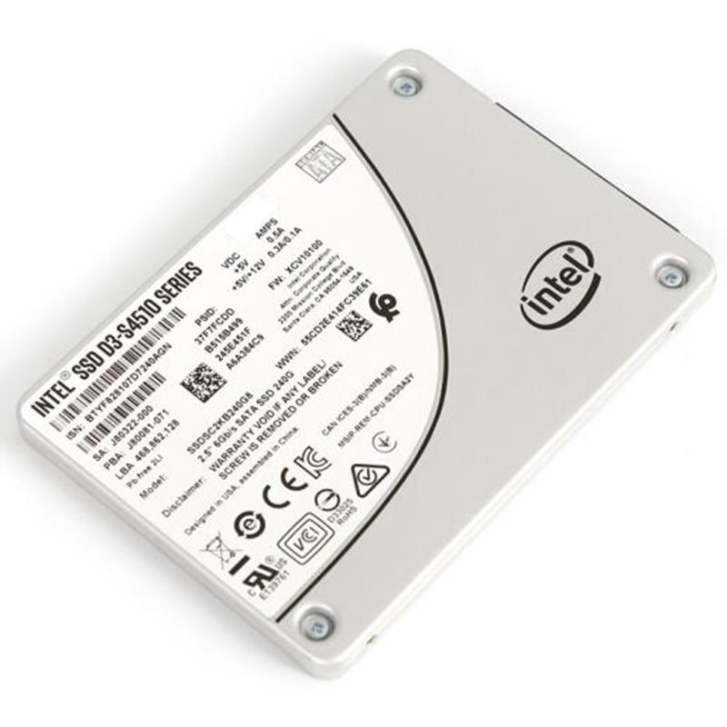 Intel D3-S4510 240GB 2.5吋 SSD SATA TLC SSDSC2KB240G801 固態硬碟