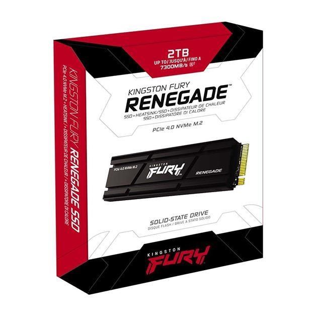 Kingston FURY Renegade 2TB M.2 PCIE 4.0 SSD (搭散熱器) 固態硬碟