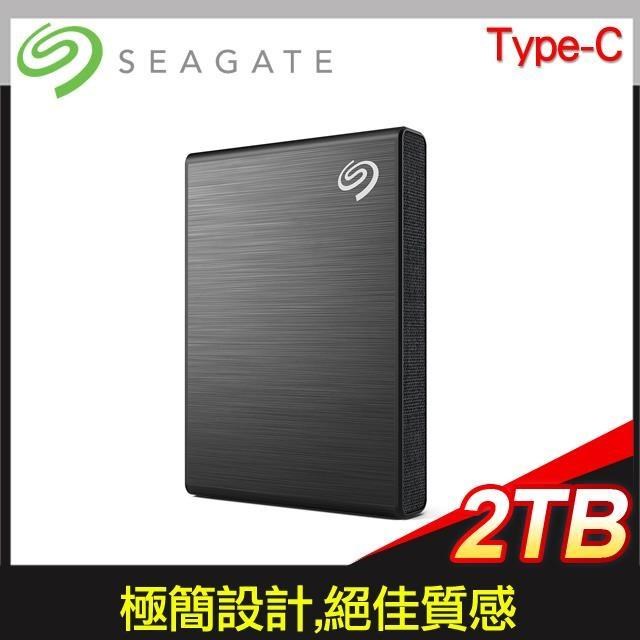 Seagate 希捷 One Touch SSD 2TB 高速版 外接SSD (STKG2000400) 極夜黑