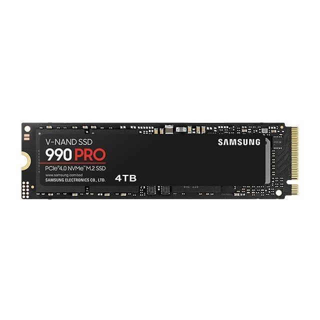 Samsung三星 990 PRO 4TB NVMe M.2 2280 PCIe SSD(MZ-V9P4T0BW)