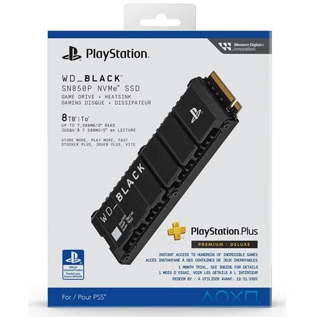 WD BLACK SN850P 8TB 8T M.2 NVMe PCIe SSD FOR PS5