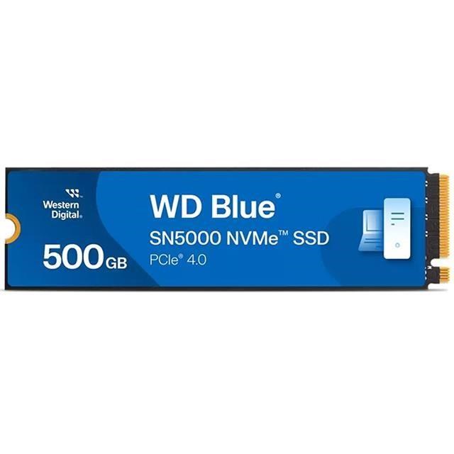WD BLUE 500GB SN5000 PCIE 4 2280 Nvme PCIE SSD WDS500G4B0E 公司貨