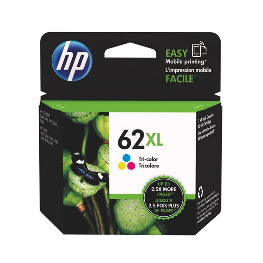 HP C2P07AA 62XL 高容量 原廠彩色墨水匣