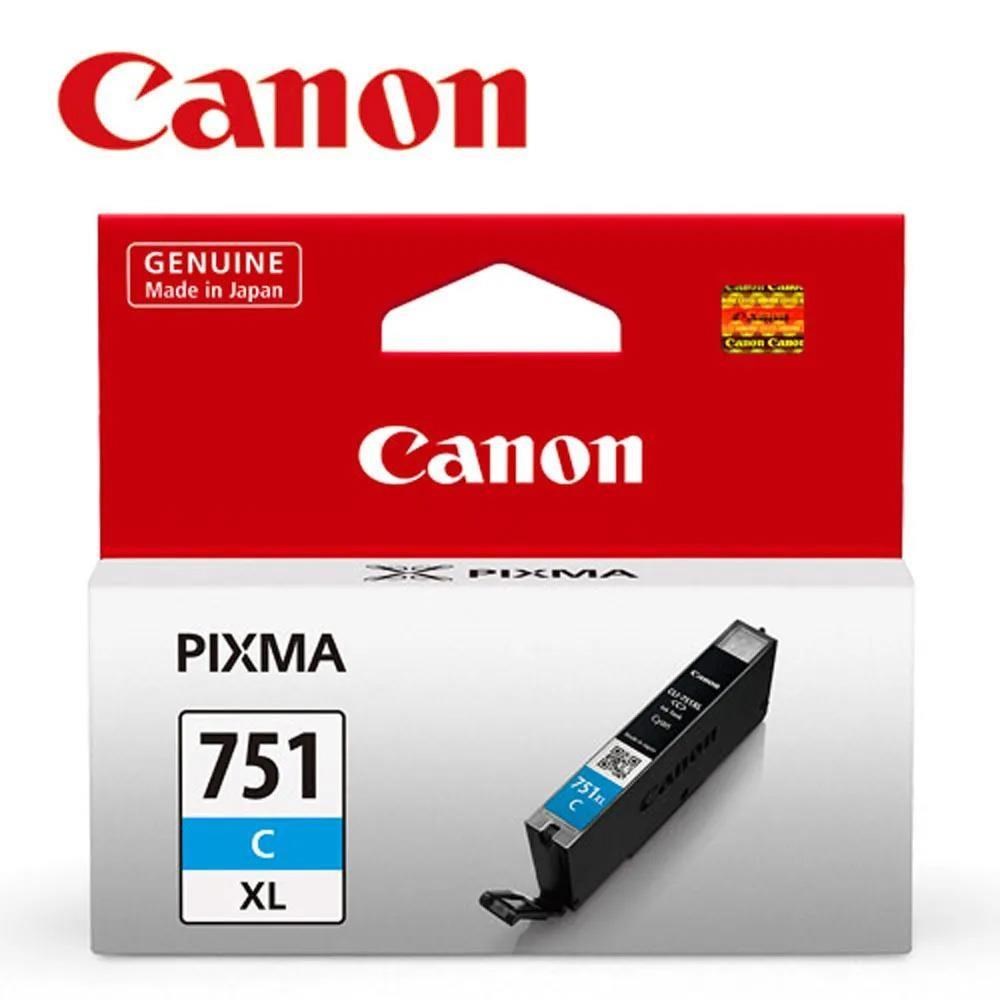 CANON CLI-751XL C 藍色高容量 原廠墨水匣