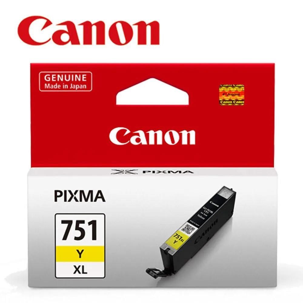 CANON CLI-751XL Y 黃色高容量 原廠墨水匣