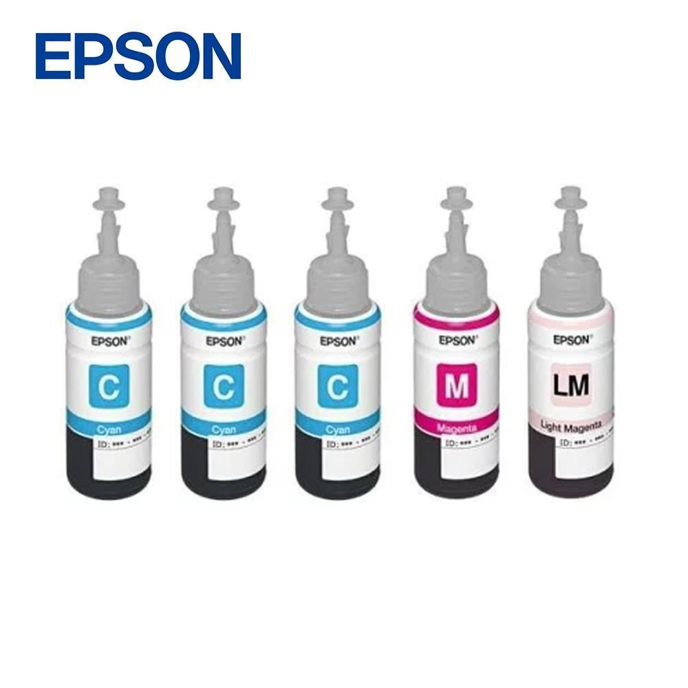 EPSON T673 真空包裝 原廠墨水 3藍 1紅 1淡紅 適用 L800 L805 L1800