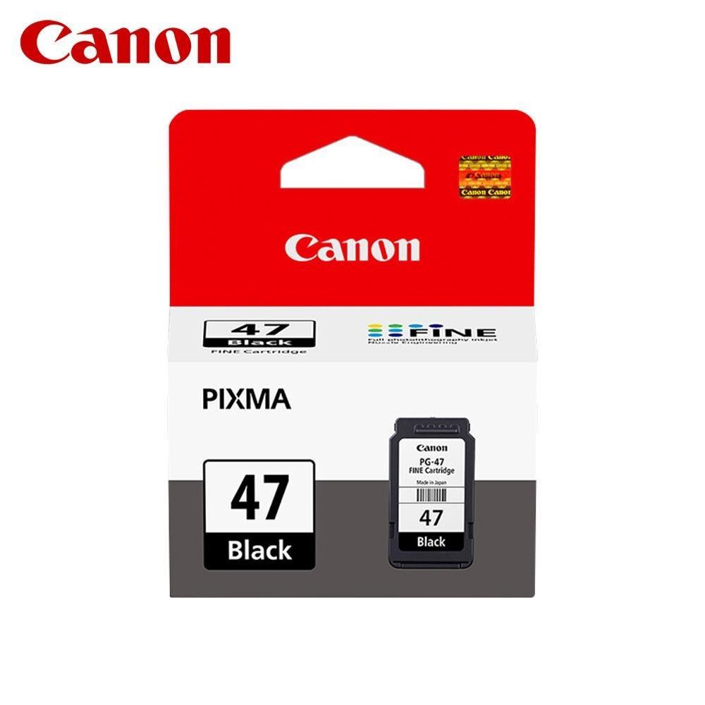 【CANON】 PG-47 黑色 原廠墨水匣 PG47 適用 E400