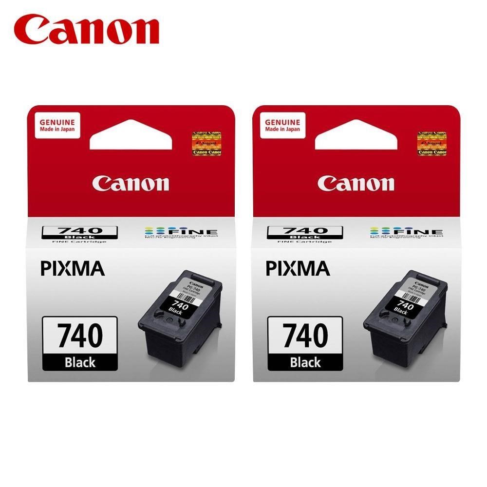 【CANON】PG-740 原廠黑色墨水匣 2入組 PG740 適 MG3670 MG2170 MG3170