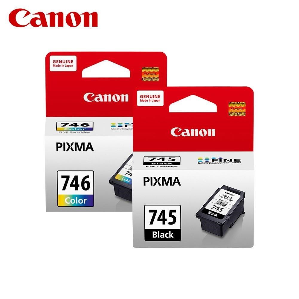 【CANON】PG-745 CL-746 原廠高容量墨水匣 1黑1彩 PG745 CL746