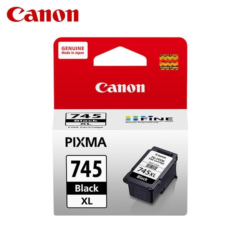 【CANON】 PG-745XL 原廠黑色高容量墨水匣 PG745XL 適 MG2470 MG3070 TR4670