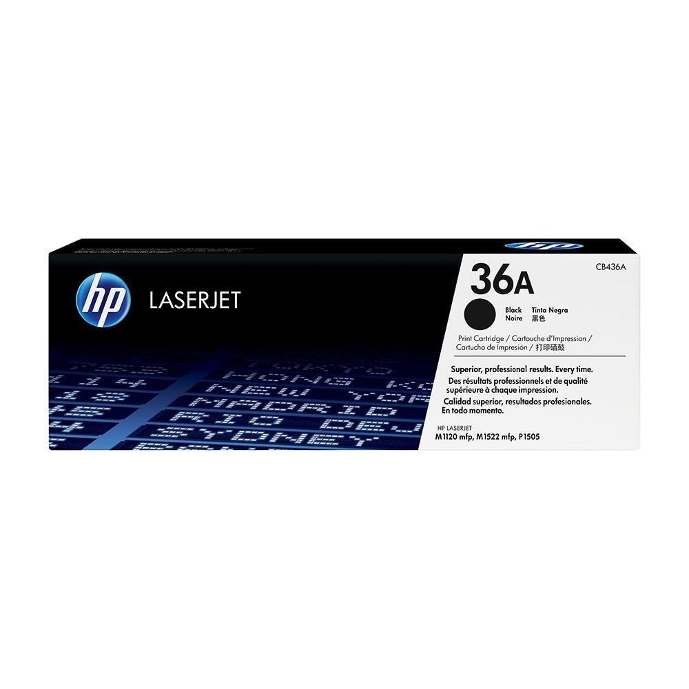 HP 36A 黑色原廠碳粉匣 CB436A 適用 LaserJet P1505/M1120/M1522