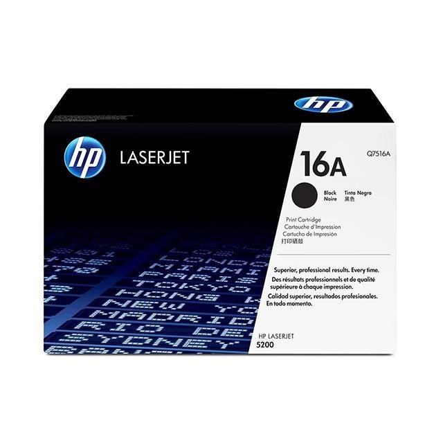 HP 16A 黑色原廠碳粉匣 Q7516A 適用 HP LaserJet 5200