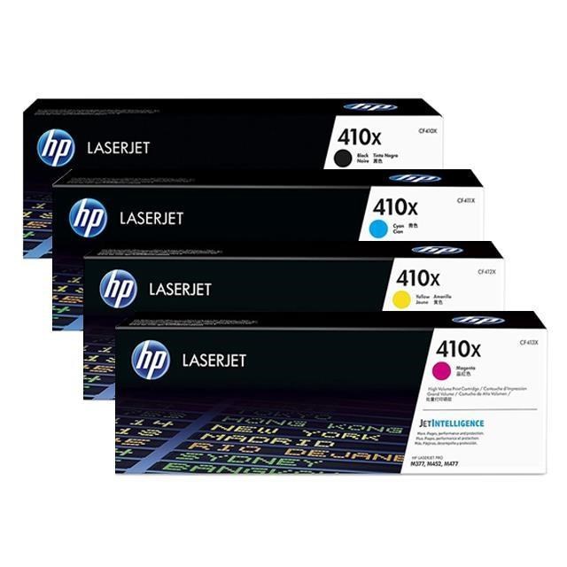 HP 四色一組 410X 高印量原廠碳粉匣 CF410X CF411X CF412X CF413X 適用 M477