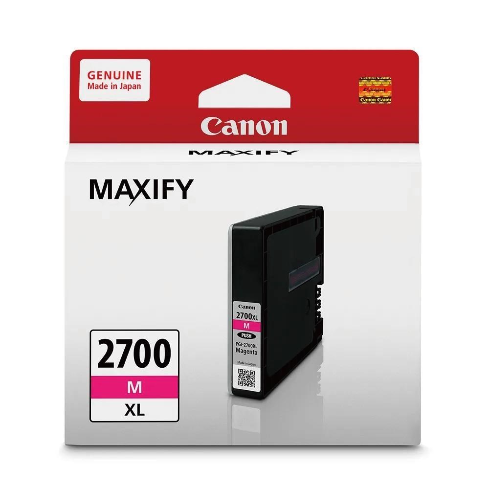 CANON PGI-2700XL M 洋紅色高容量 原廠墨水匣