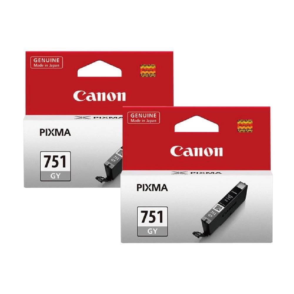 CANON CLI-751GY 灰色2入 原廠墨水匣
