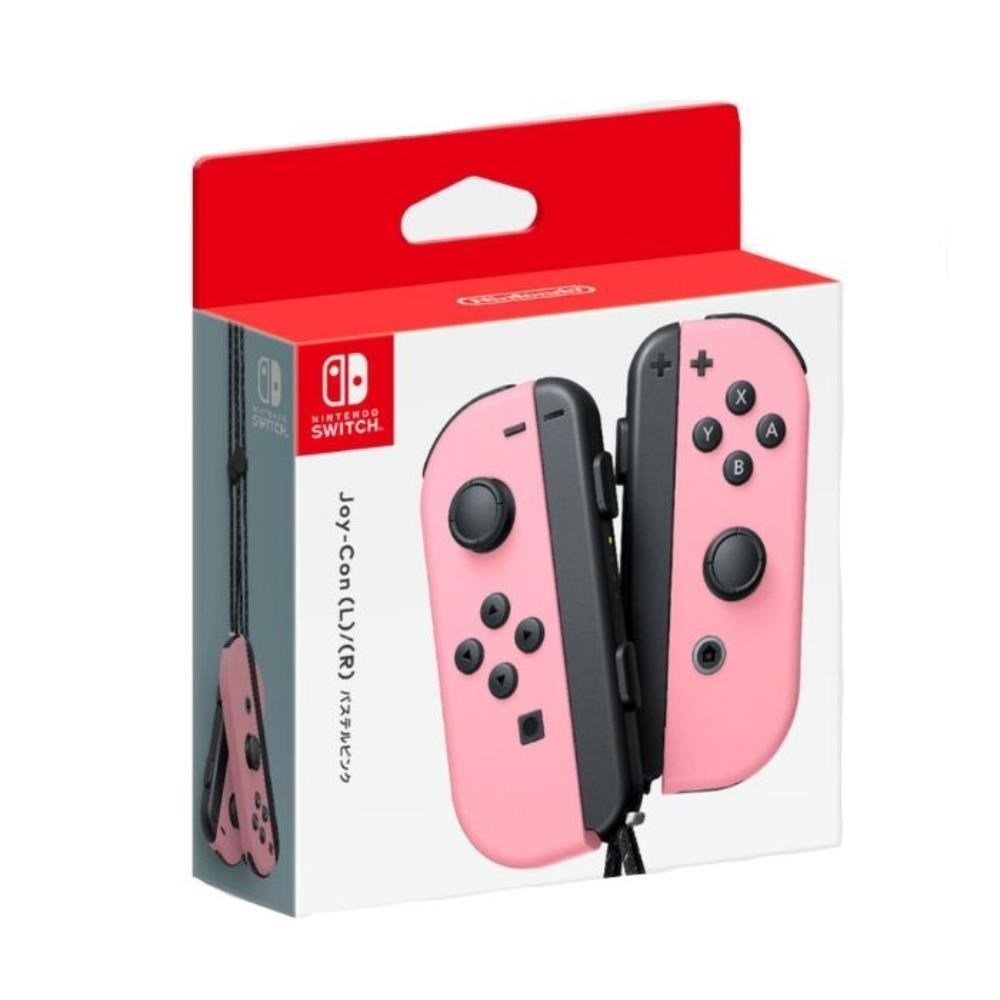 任天堂 Switch 原廠 Joy Con 左右控制器 淡雅粉紅 臺灣公司貨