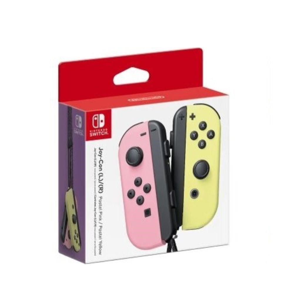 任天堂 Switch 原廠 Joy Con 左右控制器 淡雅粉紅 淡雅黃 臺灣公司貨