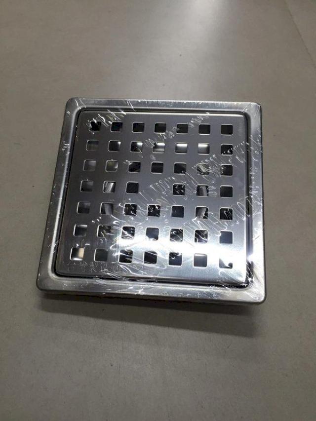 台灣製造 方型不鏽鋼地板落水頭 集水槽 防蟲 防臭 ST水門 地板排水 1吋半 2吋