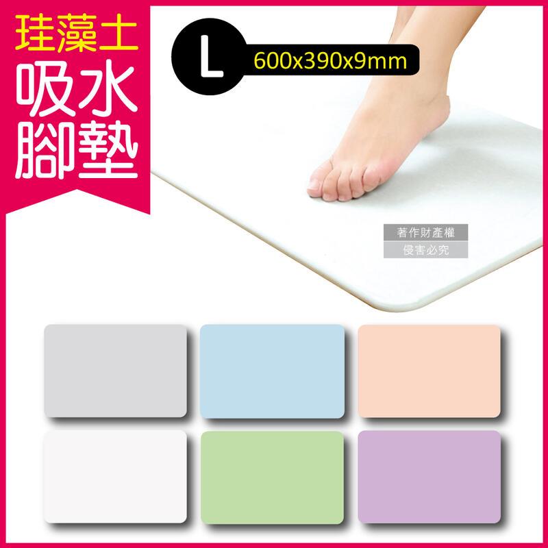 (2盒)生活良品-頂級珪藻土速乾超吸水防黴腳踏地墊1入-L尺寸