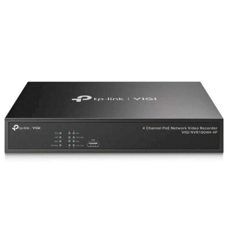 TP-Link NVR1004H-4P 4路 PoE+ 網路監控主機 NVR