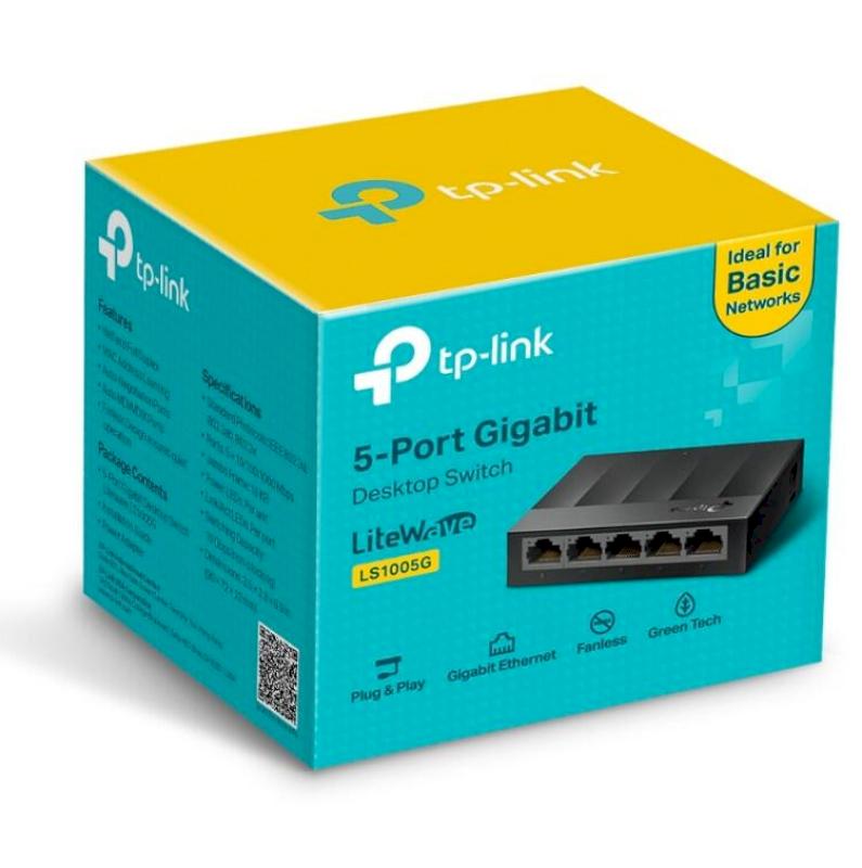 TP-Link LS1005G 5埠 Gigabit埠 網路交換器 交換器