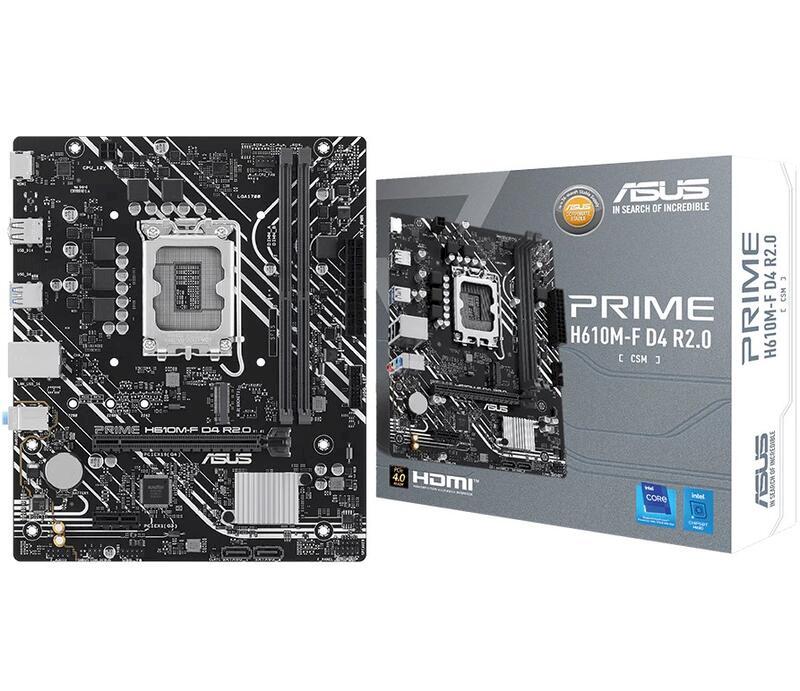 ASUS 華碩 PRIME H610M-F D4 R2.0-CSM 主機板