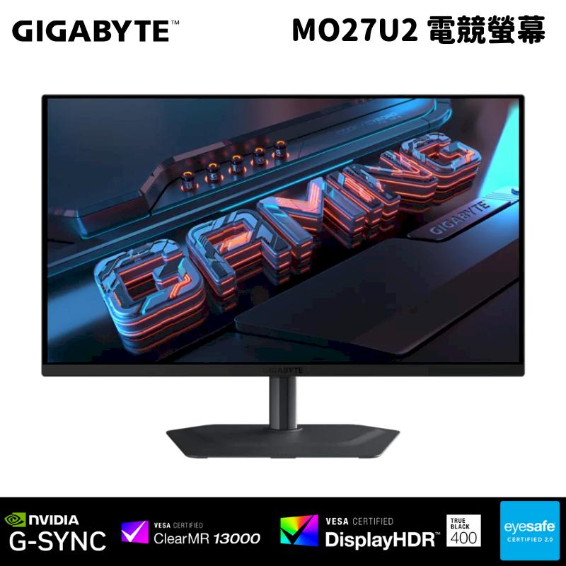 GIGABYTE 技嘉 Gigabyte 技嘉 MO27U2 27型 電競螢幕顯示器 (240Hz/0.03ms/QD-OLED )