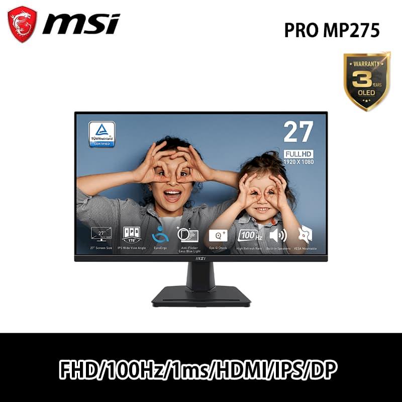 MSI 微星 PRO MP275 27吋 平面螢幕