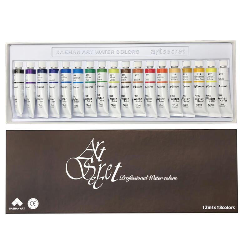 【Art Secret】藝術家 秘密 透明 水彩 12ml 18色 / 組 B021218B 2組/組
