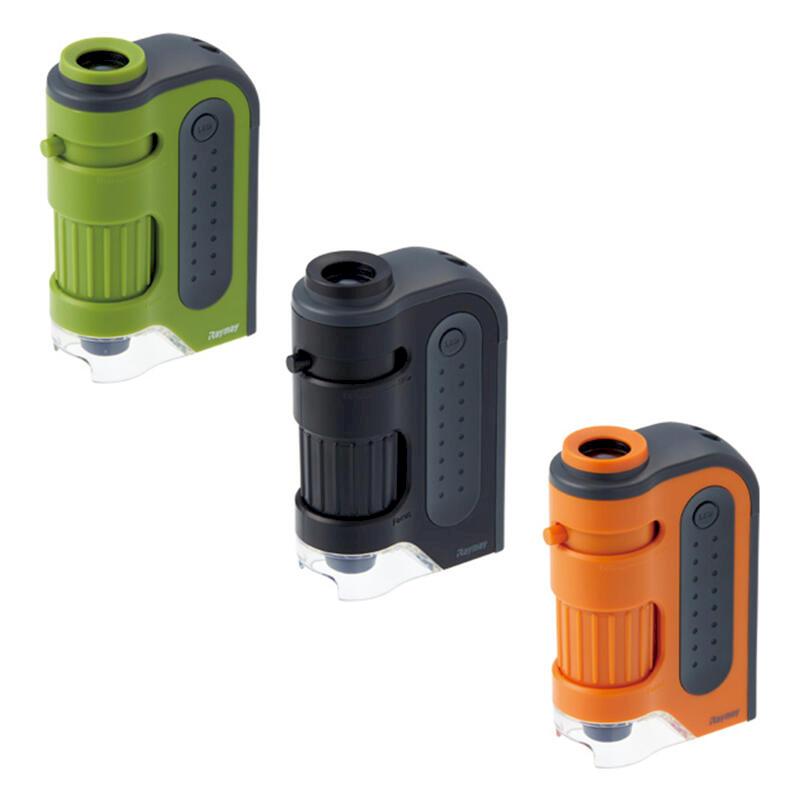 【日本 Raymay】 Zoom 自然觀察 60倍~120倍 輕便型顯微鏡 (3色可選)自然顯微鏡