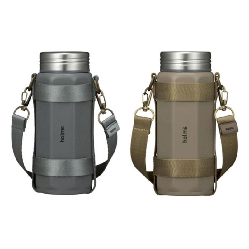【日本 CB JAPAN】HOLMS質感工業風八角型保溫瓶340ml (深灰色)